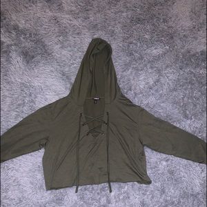 Express Green Sweater